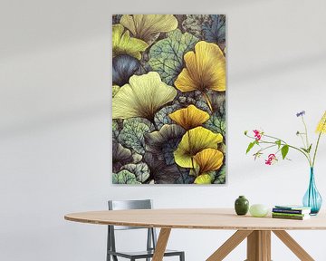 Ginkgo Biloba natuur kunst #ginkgo van JBJart Justyna Jaszke
