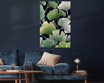 Ginkgo Biloba nature art green #ginkgo