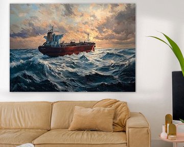 Sea tanker 15 by Harry Herman