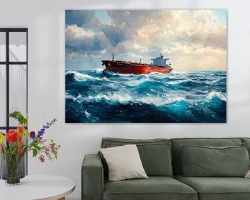 Sea tanker 16 by Harry Herman
