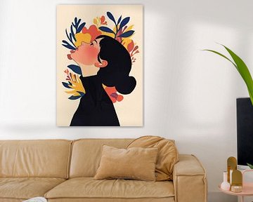 Modern minimalistisch portret van ARTEO Schilderijen
