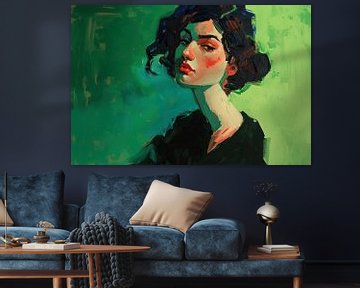 Vrouwenportret van Blikvanger Schilderijen