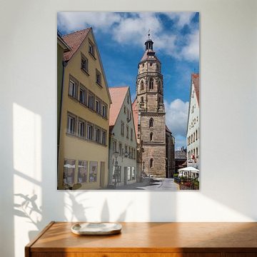 Historisch oud stadscentrum van Weissenburg in Beieren