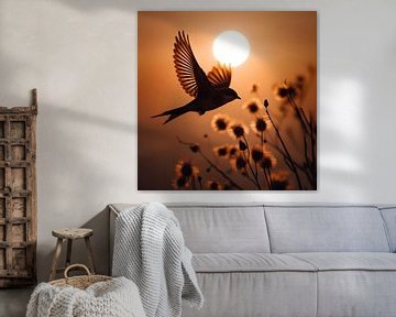 Flying Bird van FoXo Art