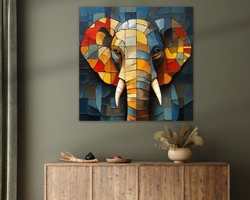 Olifant van Koffie Zwart