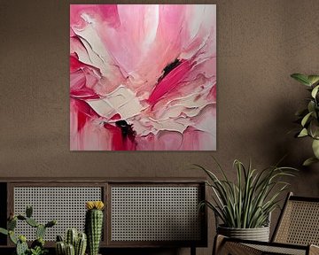 Roze Kleurrijke Schilderij van ComfortQ