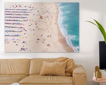 Strand van Nazaré van Elvin Boer