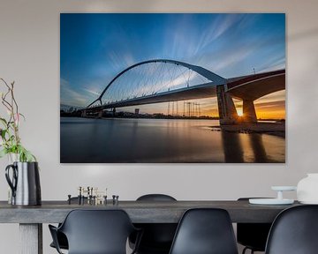 De Oversteek tijdens de zonsondergang van Daniëlle Langelaar Photography