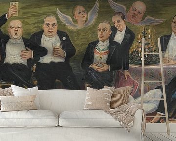 Nils Dardel - De kleine club op kerstavond (1933)