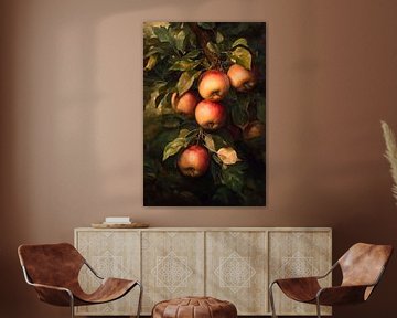 Appels aan de boom van Poster Art Shop