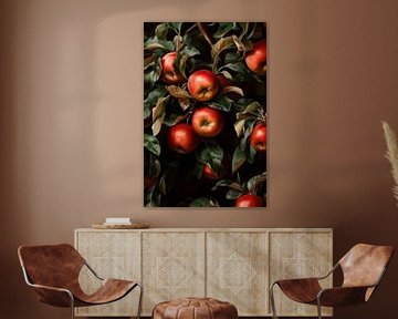 Appels aan de boom van Poster Art Shop