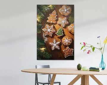 Kerstkoekjes van Poster Art Shop