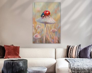 Ladybird mushroom by Poster Art Shop