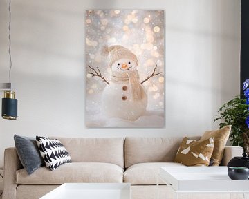 Snowman winter magic by Poster Art Shop