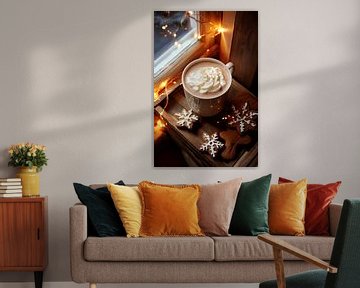 Winter koffiegenot van Poster Art Shop