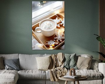 Koffie en koekjes van Poster Art Shop