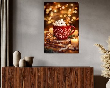 Peperkoek beker van Poster Art Shop