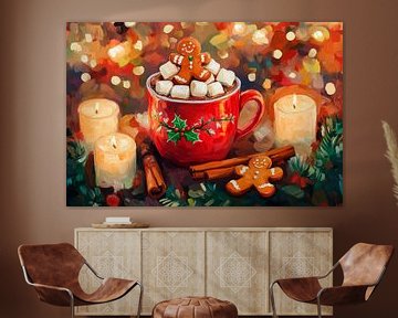 Kerstmis peperkoek mok van Poster Art Shop