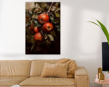 Appels aan de boom van Poster Art Shop