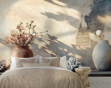 Minimalist Still Life with Corals by Digitale Schilderijen