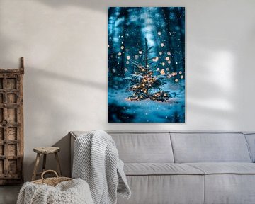 Christmas tree winter magic by Poster Art Shop