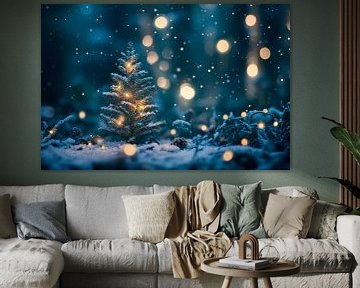 Winter Kerstmagie van Poster Art Shop