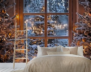 Winter magic window by Poster Art Shop