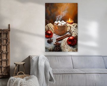 Winter magisch plezier van Poster Art Shop