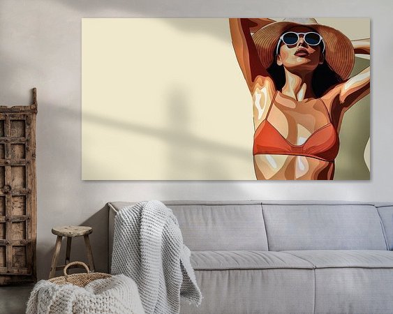 Example of the artwork in a room