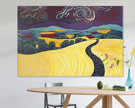 Example of the artwork in a room