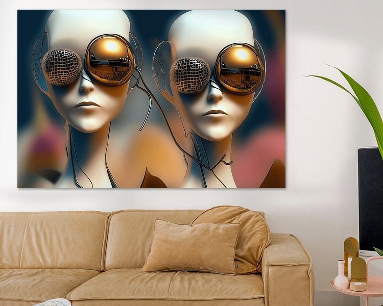 Example of the artwork in a room