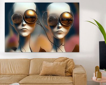 Example of the artwork in a room