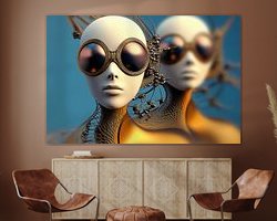 Example of the artwork in a room