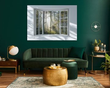 forest view from the living room