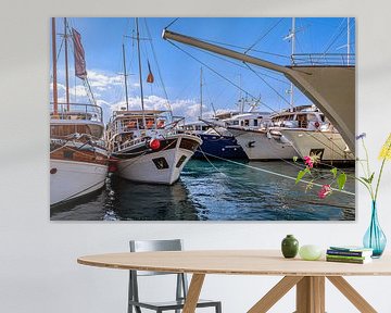 Kroatië : Uitzicht op de haven van Split