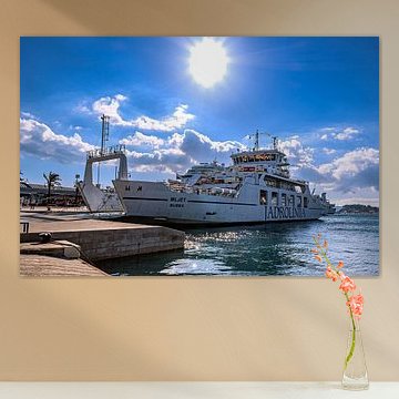 Kroatië : Uitzicht op de haven van Split