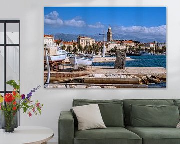 Kroatië : Uitzicht op de haven van Split