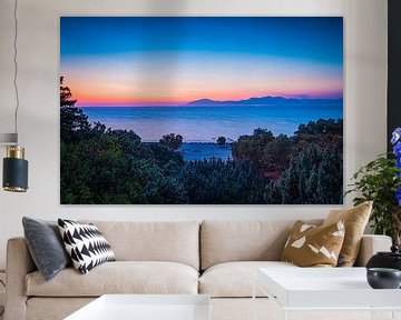Sunset on the beach on the island of Kos by Marcus Beckert