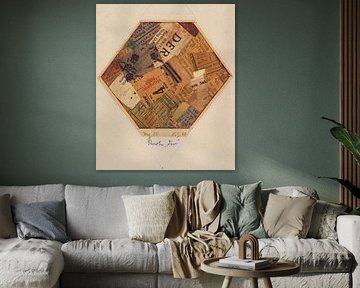Kurt Schwitters - Mz 58, mots 'der' (1920) sur Peter Balan