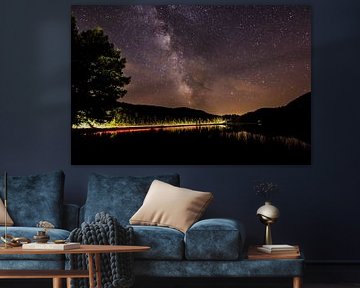 Passing car along Clark's Pond