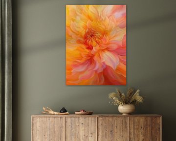 Bloem oranje