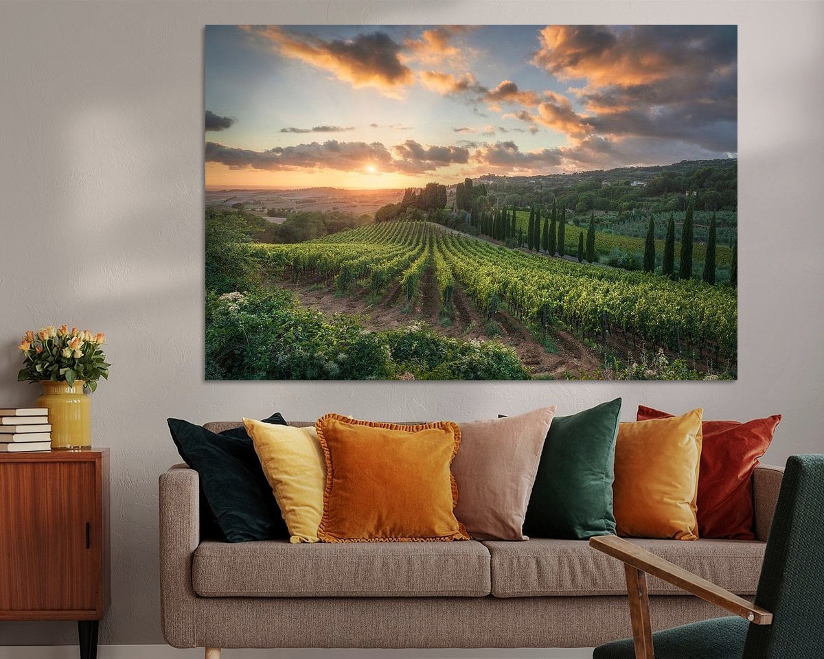 Example of the artwork in a room