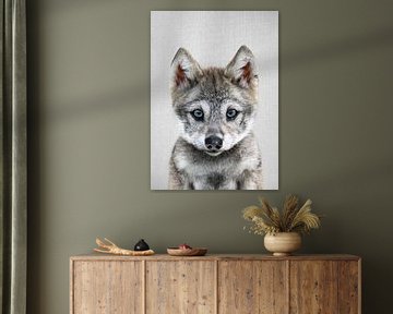 Baby wolf van Classic artwork