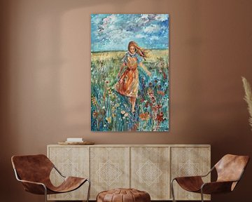 Landschap Monet Stijl | Landschap Schilderij van ARTEO Schilderijen