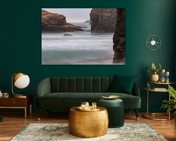 Playa de catedrales Galicia Spain by Peter Haastrecht, van