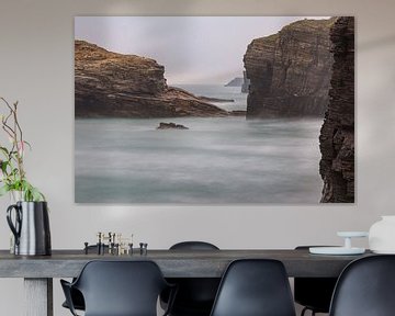 Playa de catedrales Galicia Spain by Peter Haastrecht, van