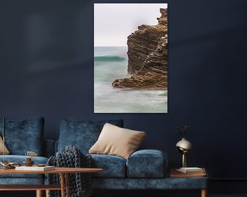 Playa de catedrales Galicia Spain by Peter Haastrecht, van