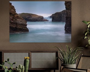 Playa de catedrales Galicia Spain by Peter Haastrecht, van