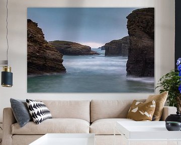 Playa de catedrales Galicia Spain by Peter Haastrecht, van