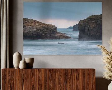 Playa de catedrales Galicia Spain by Peter Haastrecht, van